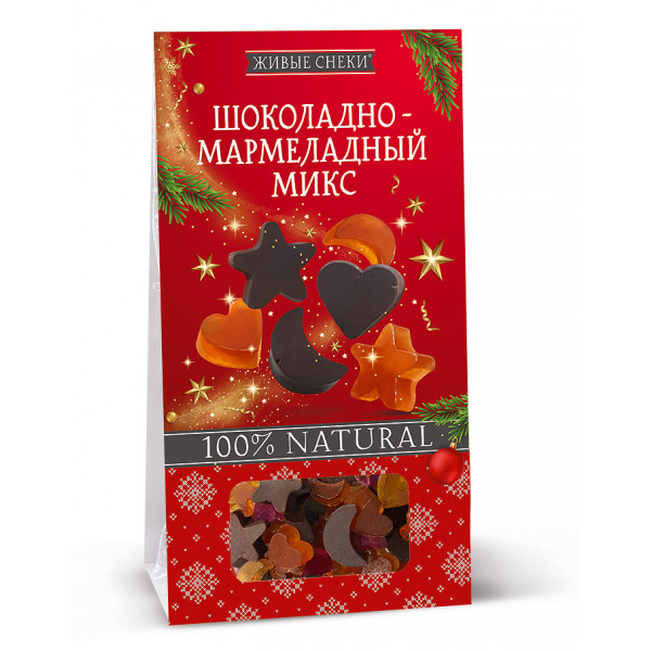 

Шоколадно-мармеладный «Микс» , 80г