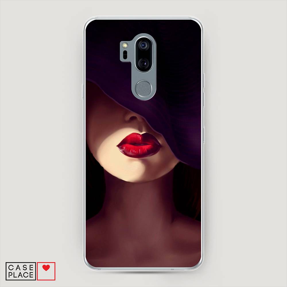 фото Чехол awog "красные губы" для lg g7 thinq