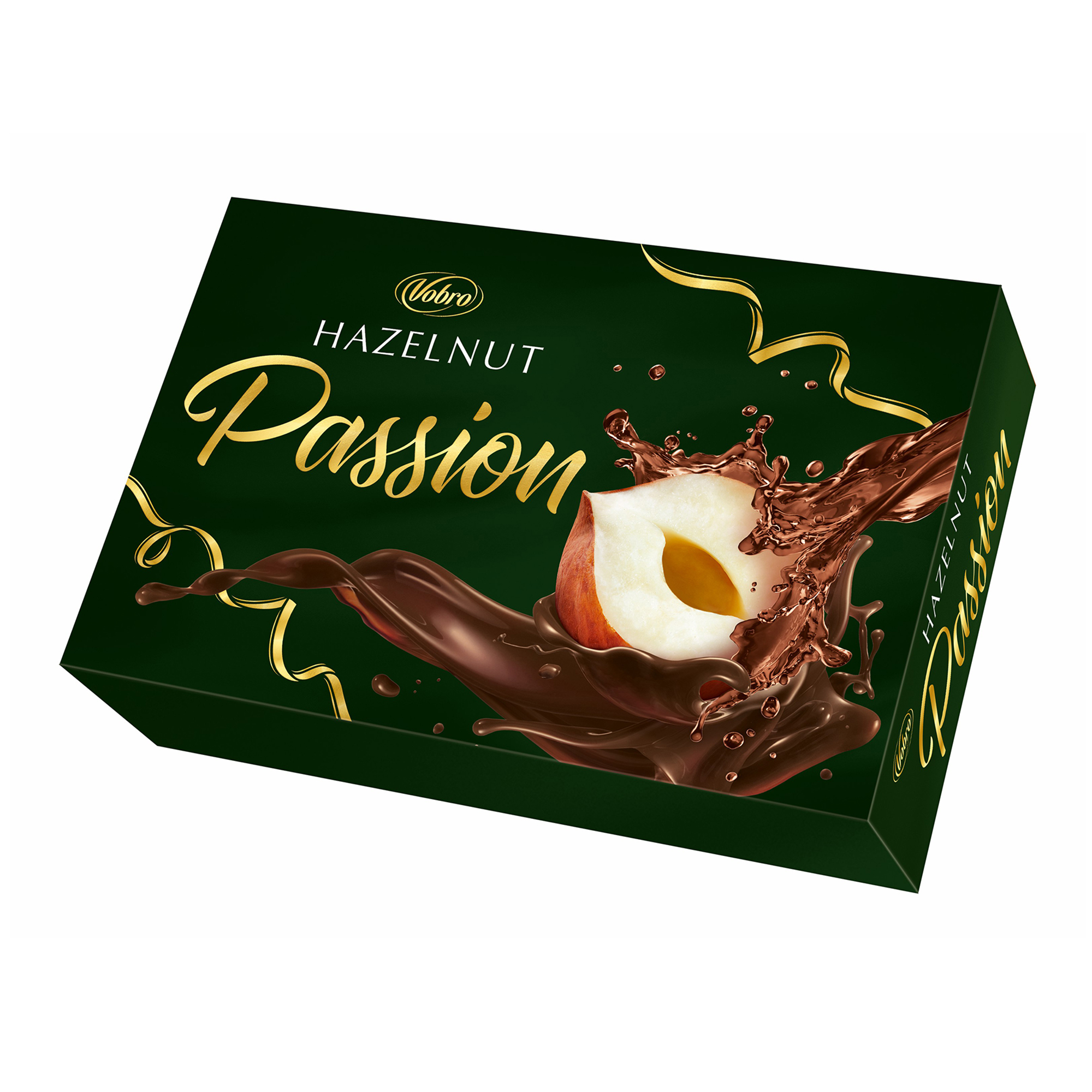 Конфеты шоколадные Vobro Hazelnut Passion с фундуком 280 г