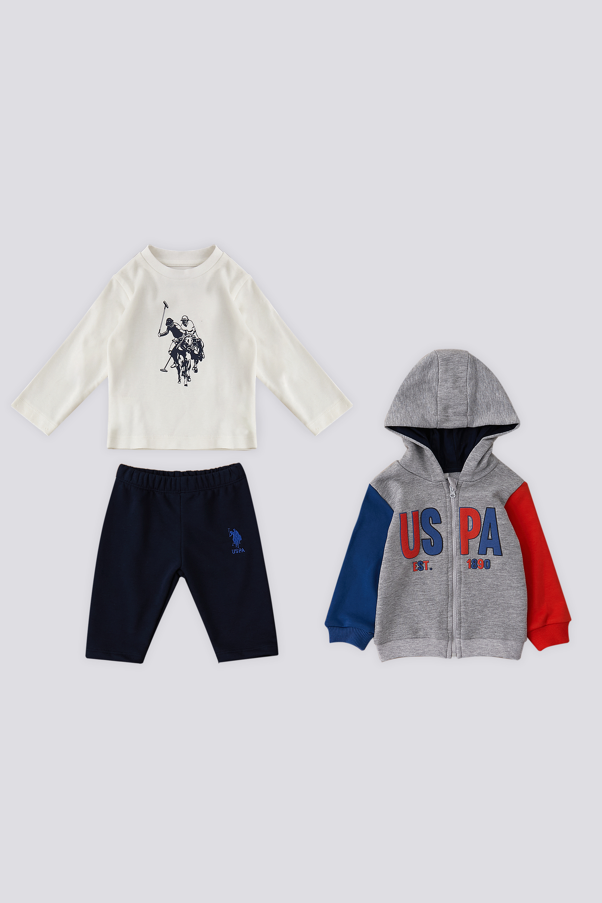 

Костюм повседневный US Polo Assn G085SZ0BT0USB1483_VR086, серый, темно-синий, 74, Серый;синий, G085SZ0BT0USB1483_VR086