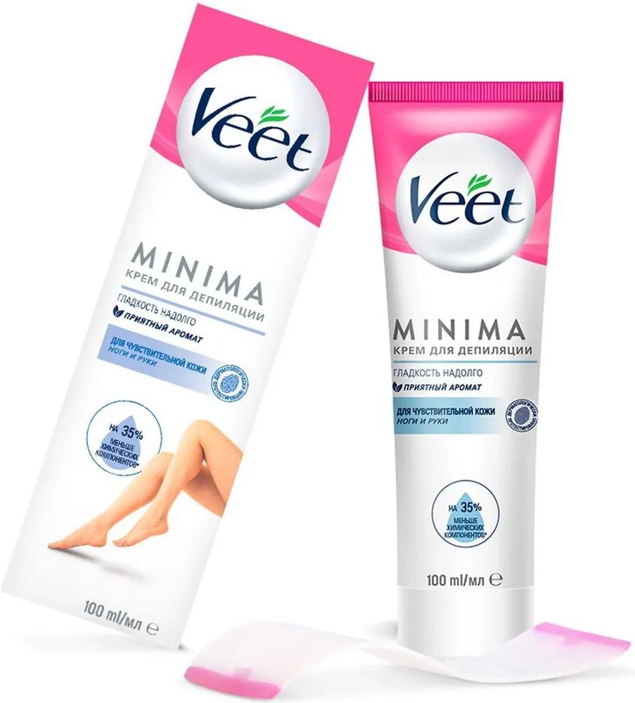 Крем для депиляции Veet Minima для чувствительной кожи, 100 мл