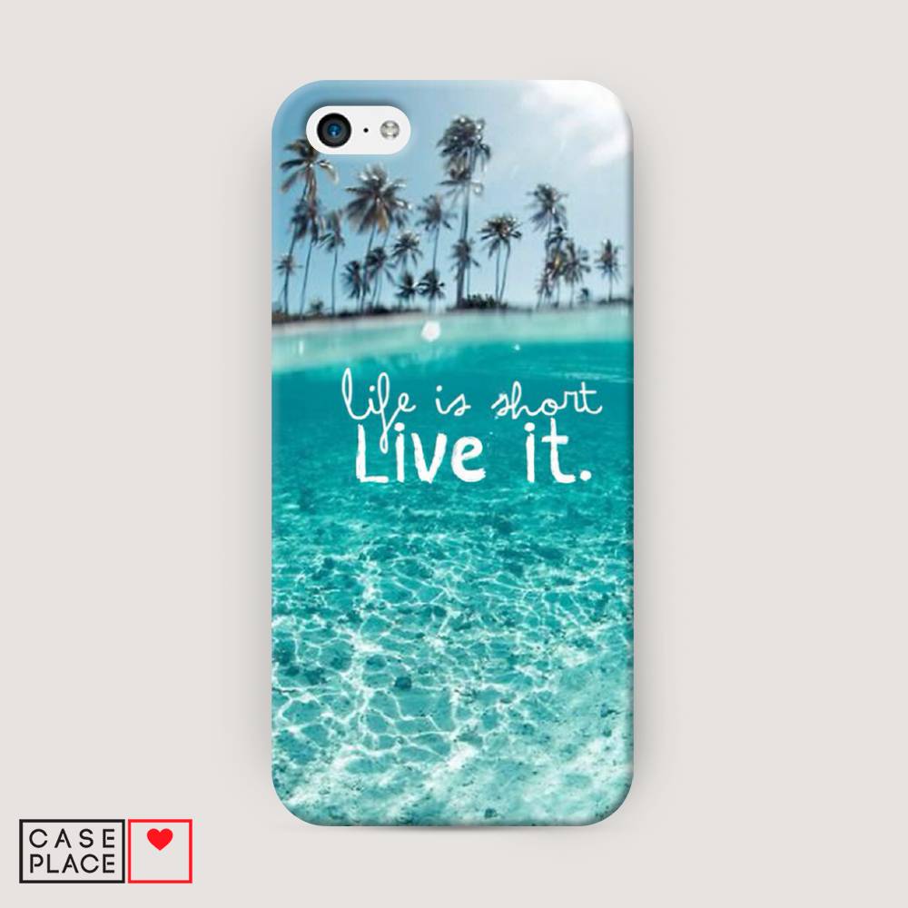 

Пластиковый чехол "Live it" на Apple iPhone 5C, 10220-5