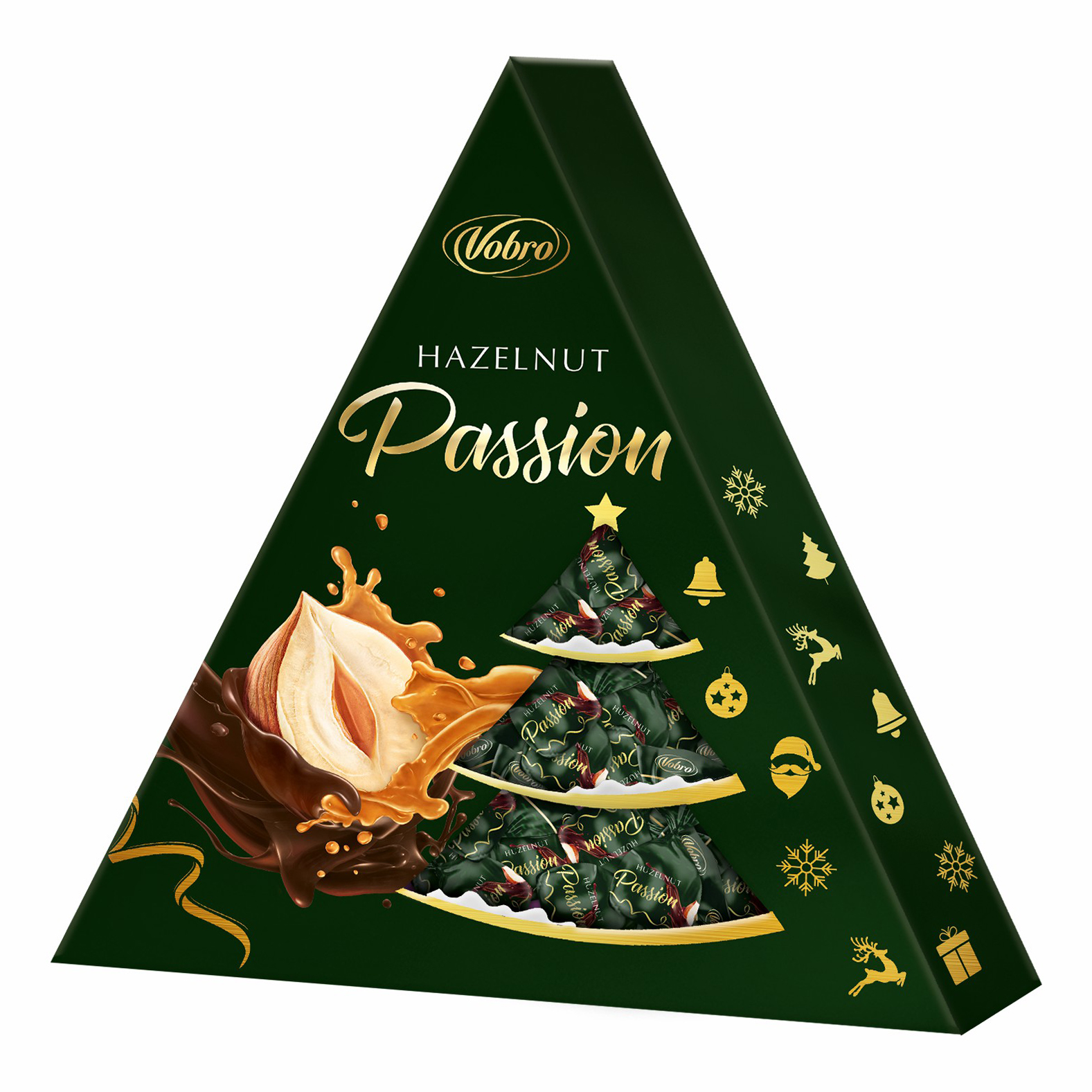 Конфеты Hazelnut Passion Christmas VOBRO 126 г ( 12 )