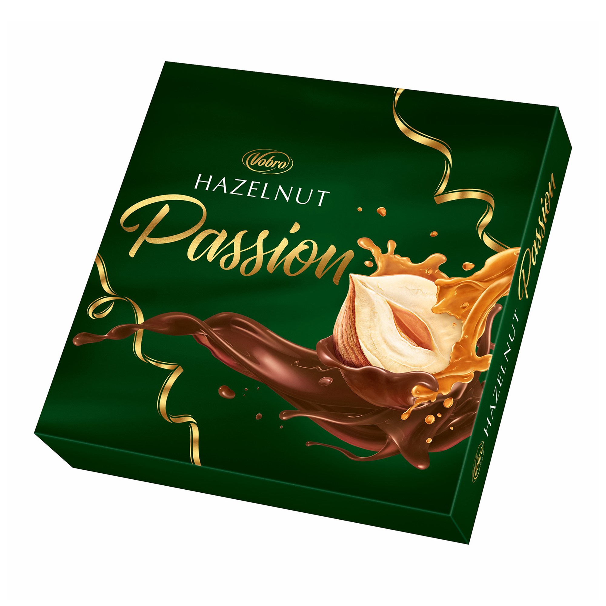 Конфеты шоколадные Vobro Hazelnut Passion с фундуком 126 г
