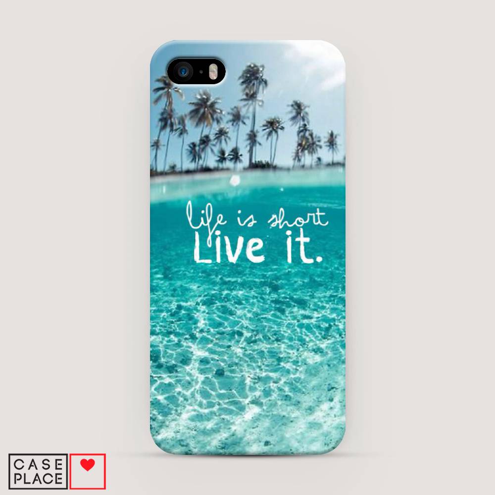 

Пластиковый чехол "Live it" на Apple iPhone 5, 10320-5