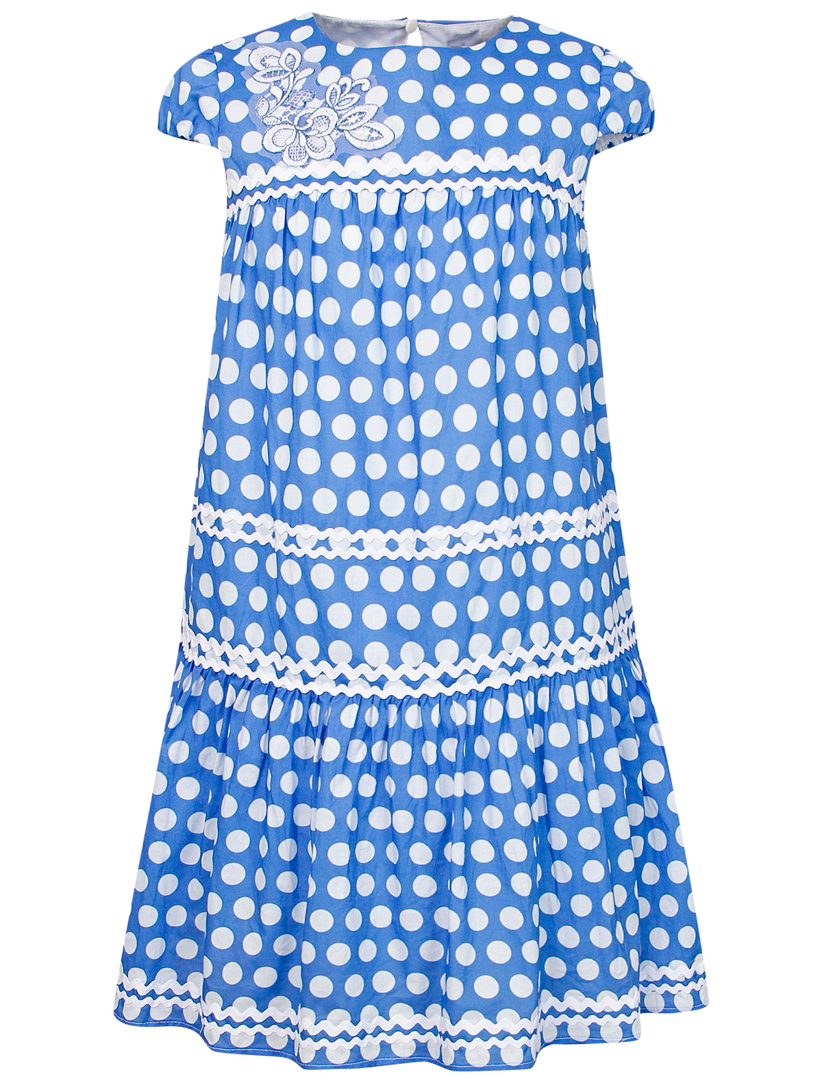 

Платье Ermanno Scervino цв. голубой/горошек, р. 152, 46 I AB16 MUP