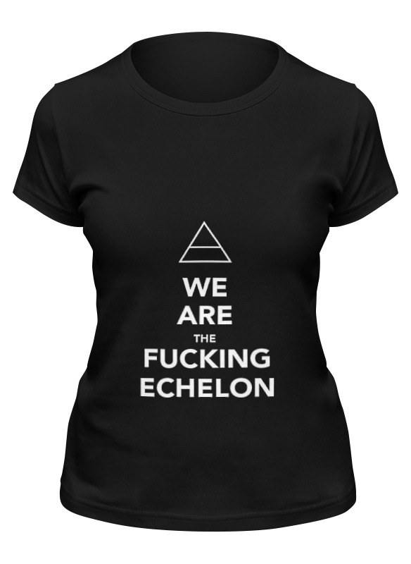 

Футболка женская Printio Echelon 30stm черная S, Черный, Echelon 30stm