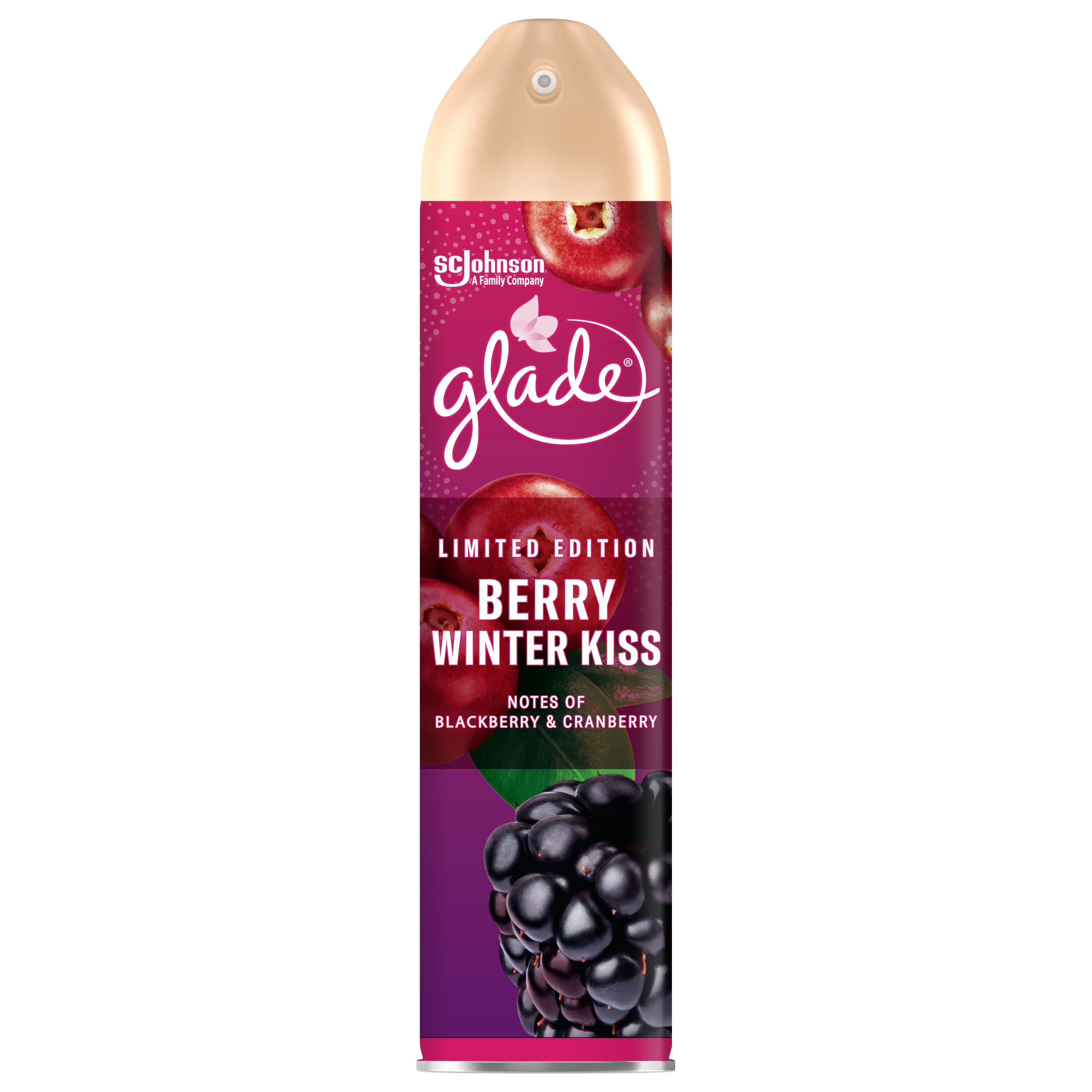 

Освежитель воздуха Glade Berry Winter Kiss аэрозоль 300 мл