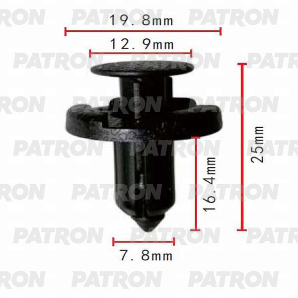 

Клипса Автомобильная PATRON P370159