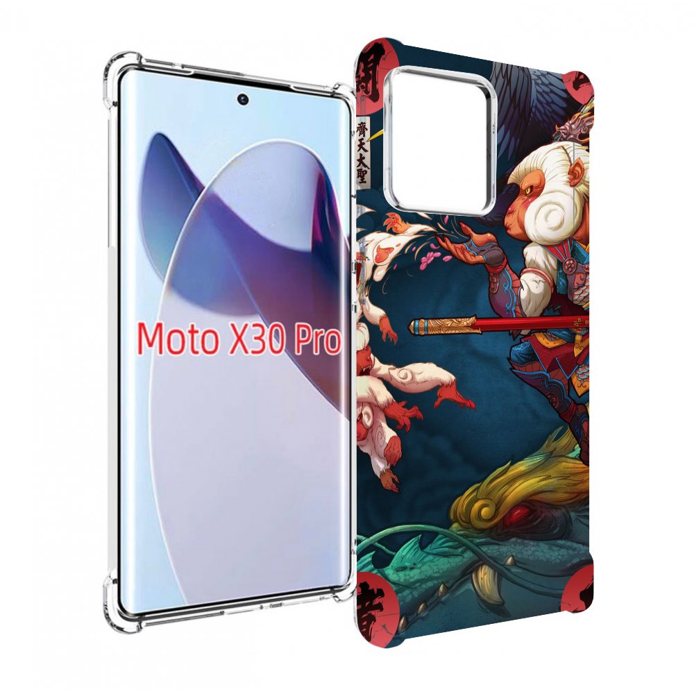 

Чехол MyPads японская обезьяна для Motorola Moto X30 Pro, Прозрачный, Tocco