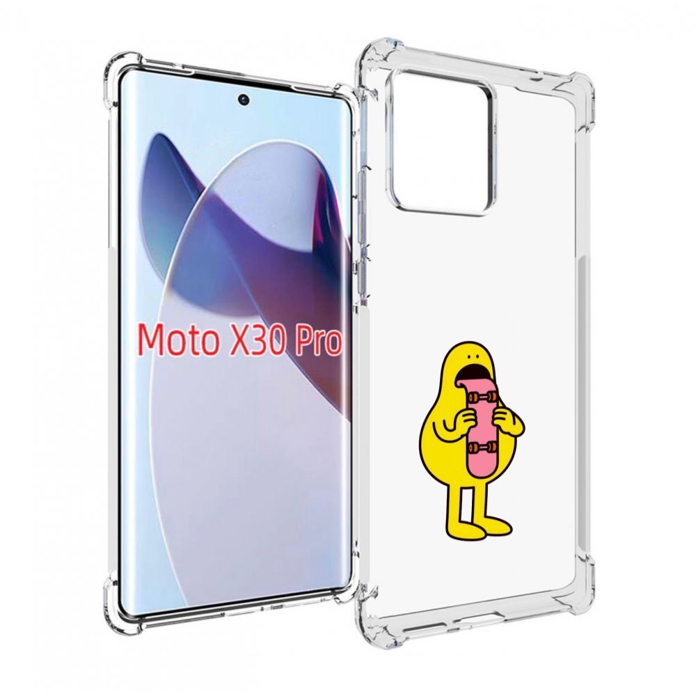 

Чехол MyPads язычок скейтер для Motorola Moto X30 Pro, Прозрачный, Tocco