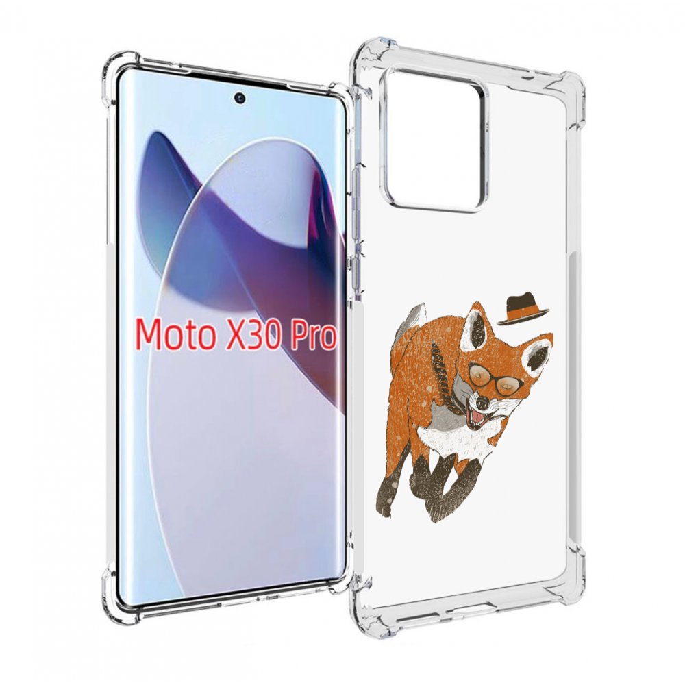 

Чехол MyPads шустрый лис для Motorola Moto X30 Pro, Прозрачный, Tocco