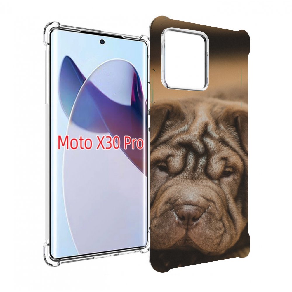 

Чехол MyPads шарпеи для Motorola Moto X30 Pro, Прозрачный, Tocco