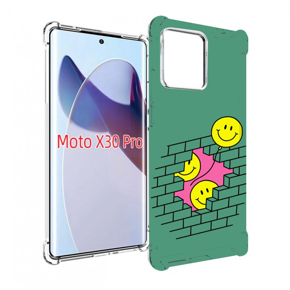 

Чехол MyPads шарики в стене для Motorola Moto X30 Pro, Прозрачный, Tocco