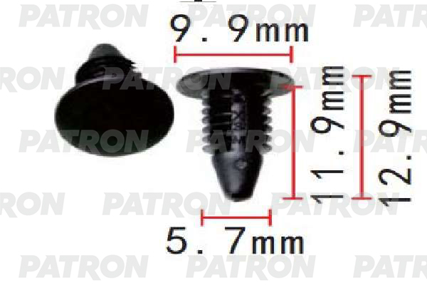 

Клипса Автомобильная PATRON P372007