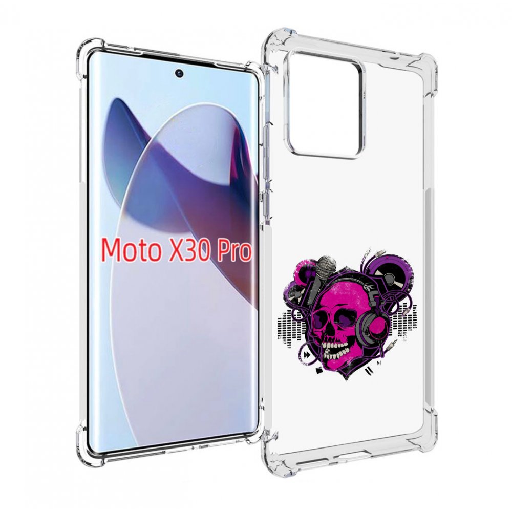 

Чехол MyPads череп 1 для Motorola Moto X30 Pro, Прозрачный, Tocco