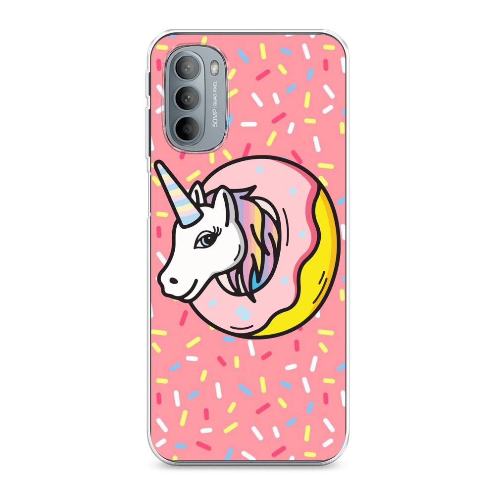 

Чехол Awog на Motorola Moto G31/G41 "Единорог в пончике", Разноцветный, 241850-2