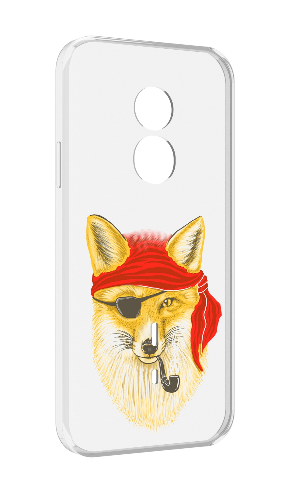 

Чехол MyPads лиса-пират для Doogee S51, Прозрачный, Tocco