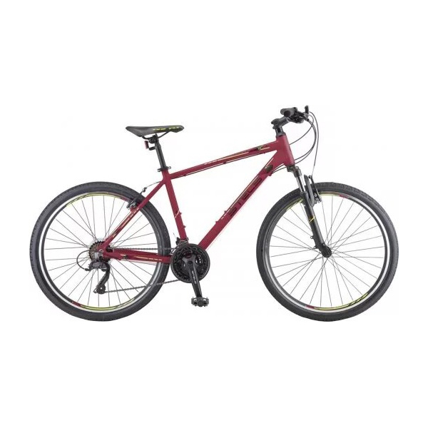 фото Велосипед stels navigator-590 v 2021 18" бордовый/салатовый