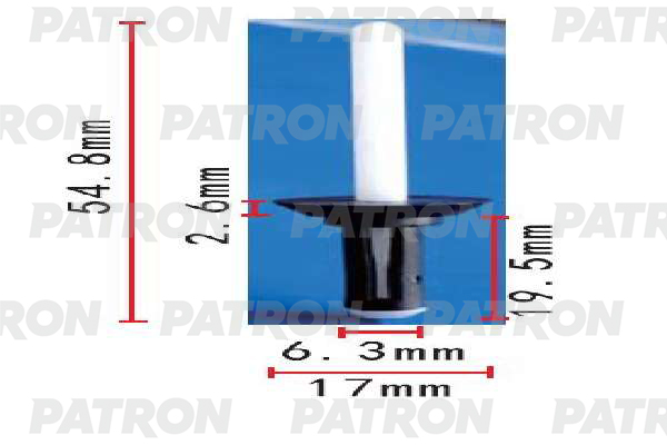 

Клипса Автомобильная PATRON P371749