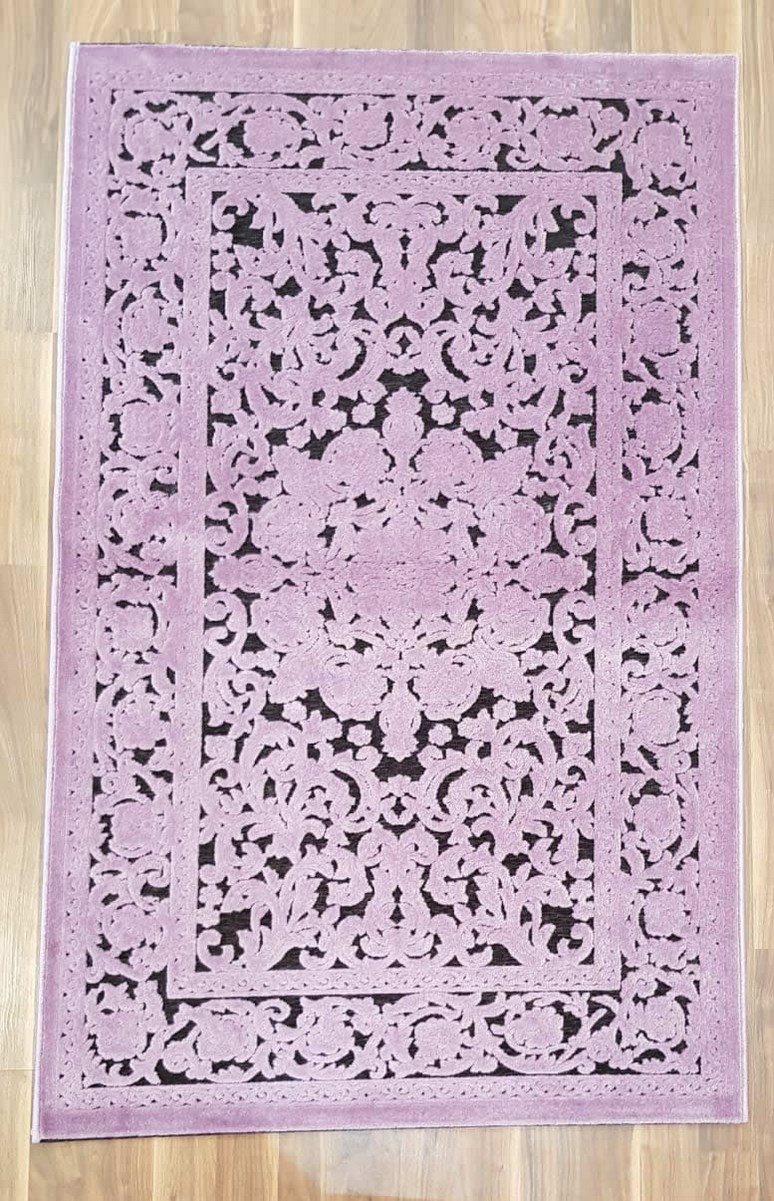 фото Ковер gloria 3793a прямой т.лиловый 80x150 sofia rugs