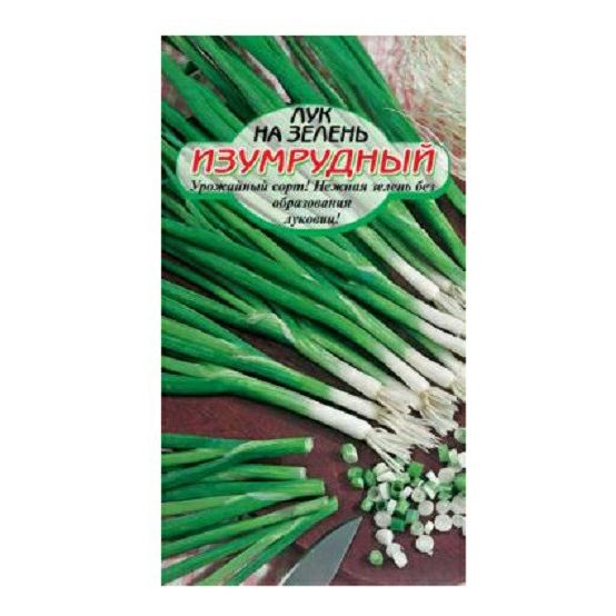 Семена Лук на зелень Сибирские Сортовые Семена Изумрудный 0,5 г