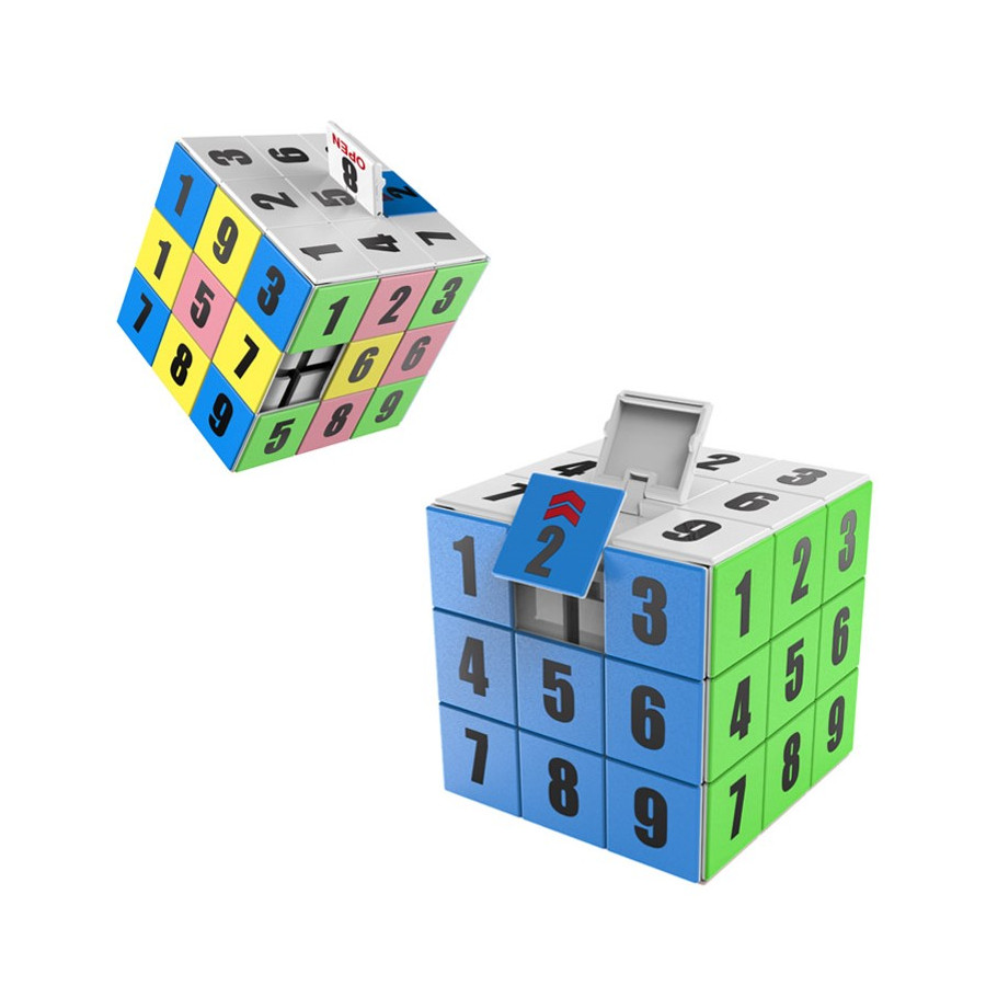 Кубик Рубика SPEEDCUBES с игрой 15 Cubic Digital Klotski