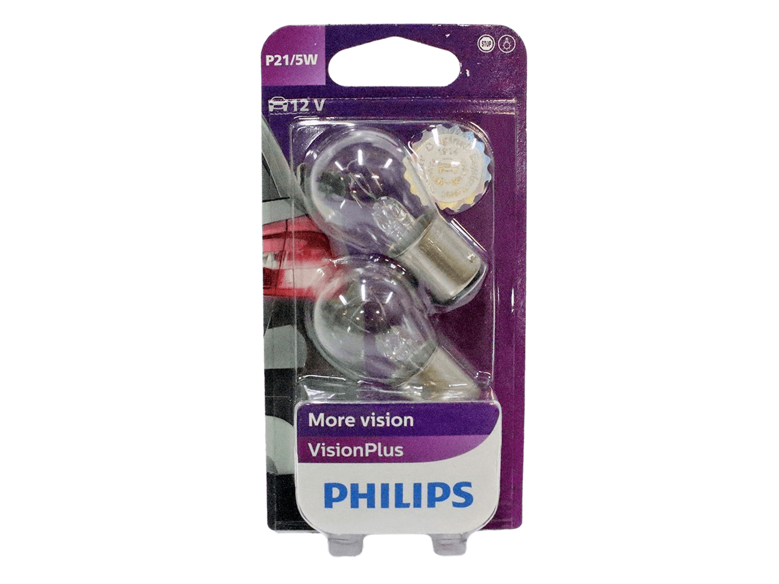 

Лампа PHILIPS P21/5W VISION PLUS P-12499VP2бл 12V комплект