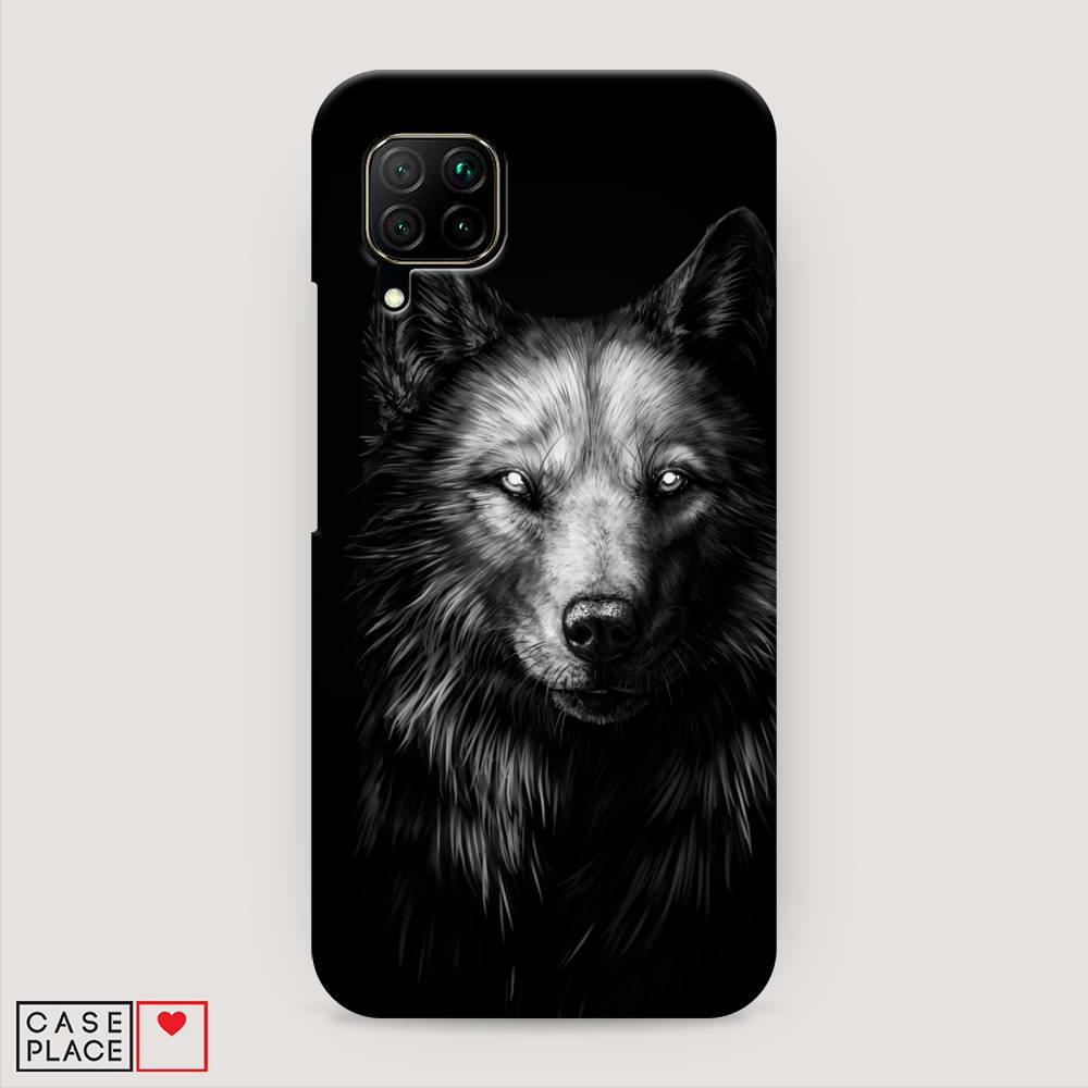 

Чехол Awog "Волк черно белый" для Huawei P40 Lite, 611620-1