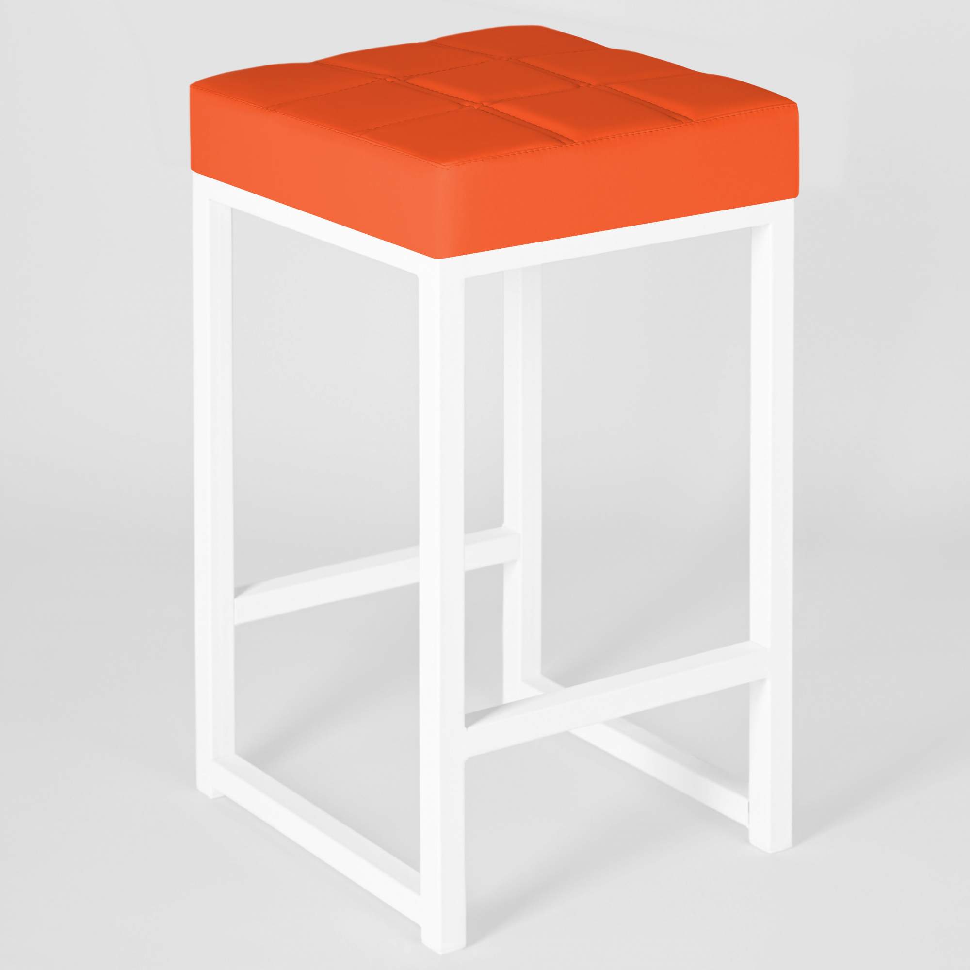 Полубарный стул для кухни SkanDy Factory, 66 см, оранжевый