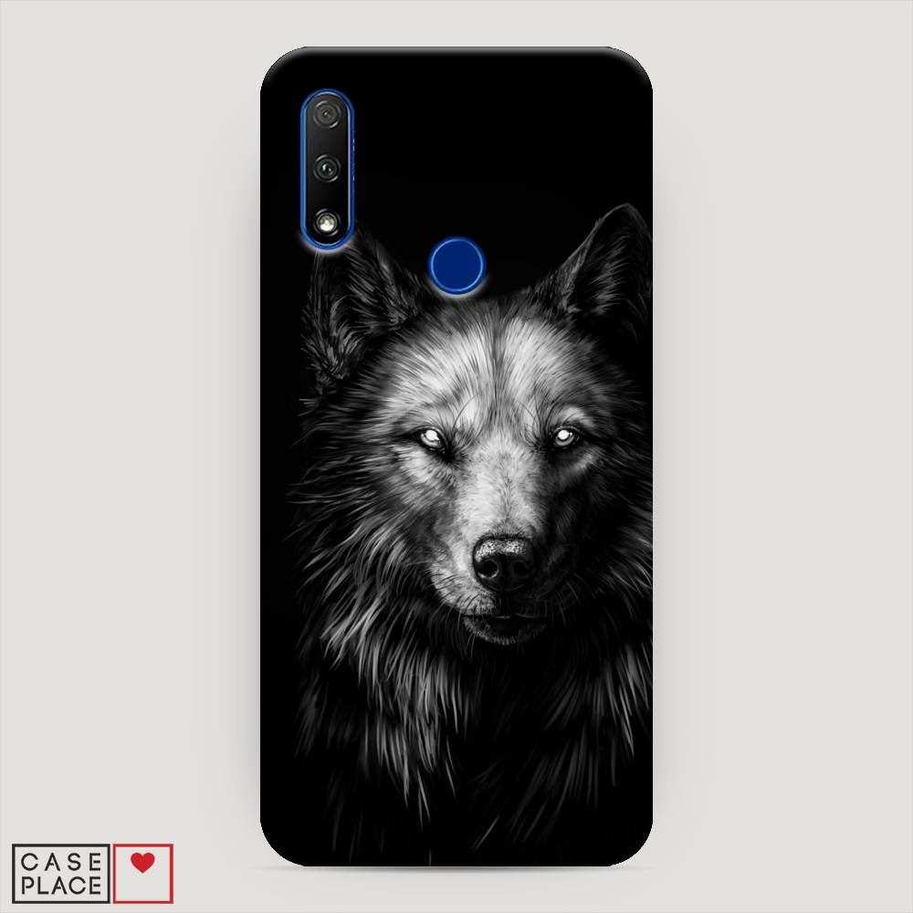 

Чехол Awog "Волк черно белый" для Huawei P Smart Z, 69420-1