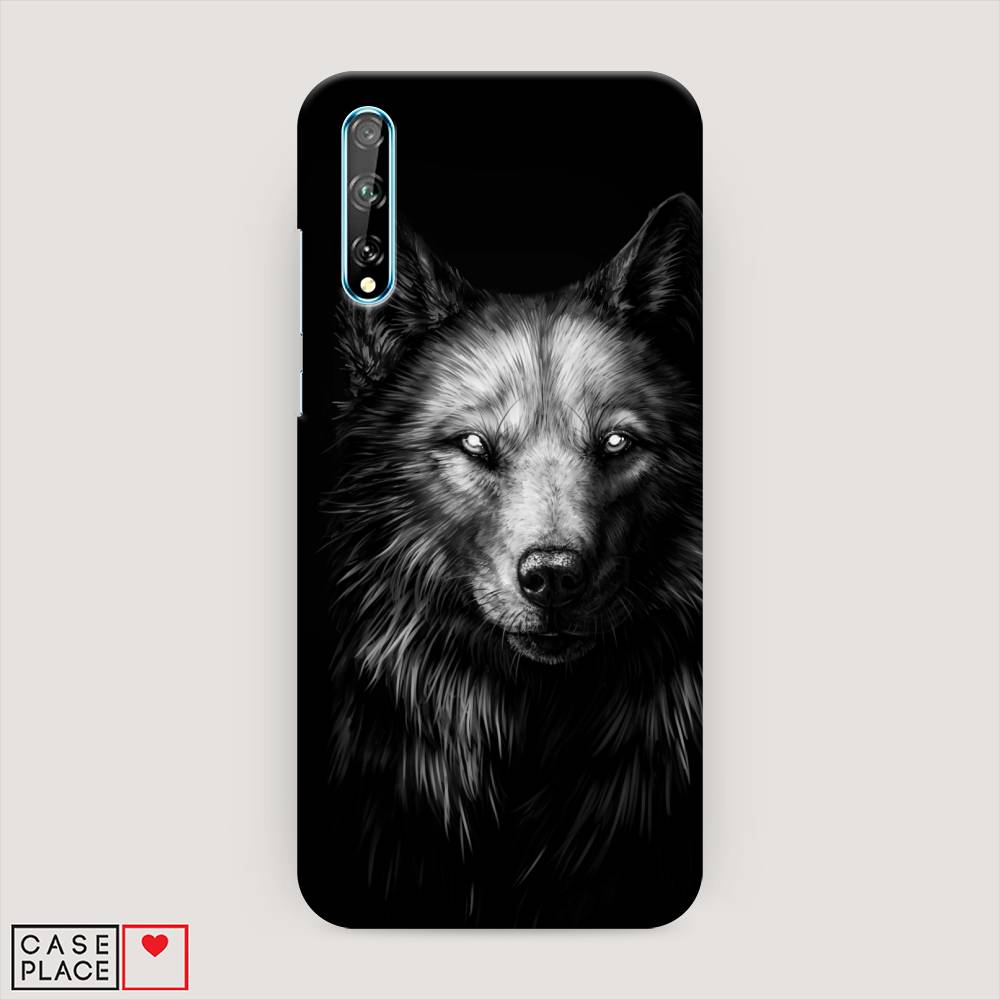 

Чехол Awog "Волк черно белый" для Huawei P Smart S