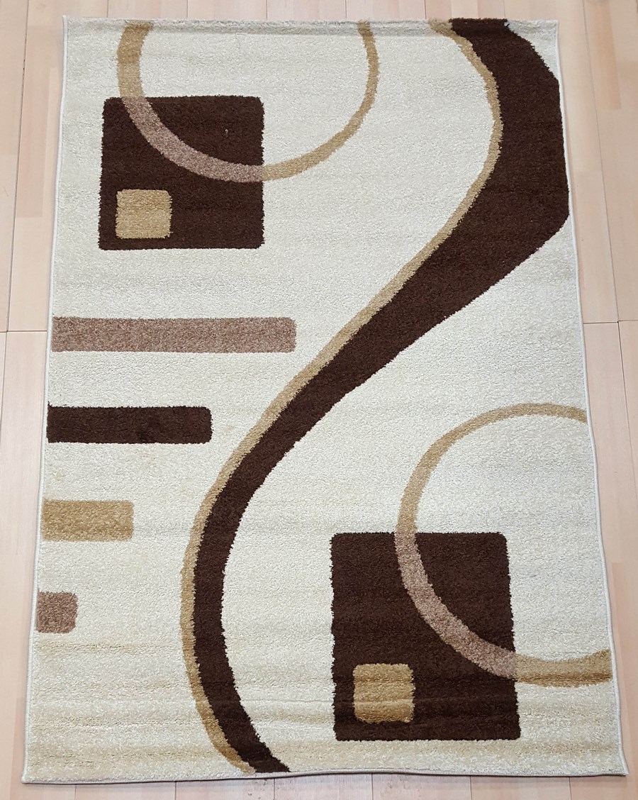 фото Ковер light frize 3714r прямой крем 250x400 sofia rugs