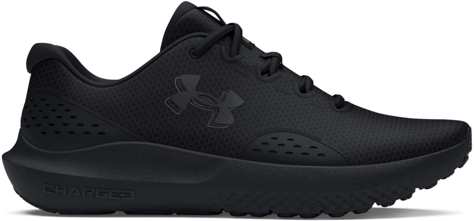 

Кроссовки мужские Under Armour Charged Surge 4 черные 10.5 US, Черный, Charged Surge 4