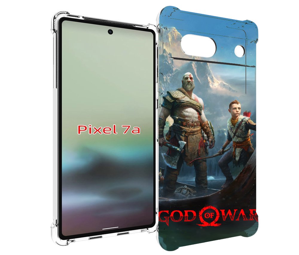 

Чехол MyPads God Of War Кратос Атрей для Google Pixel 7A, Tocco
