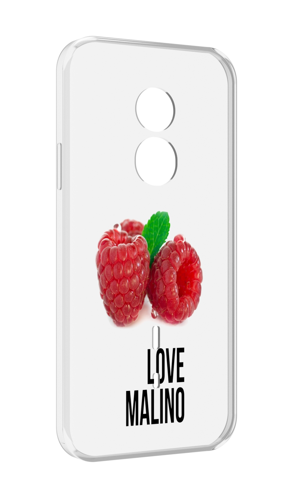 

Чехол MyPads Бренд лове малино для Doogee S51, Прозрачный, Tocco