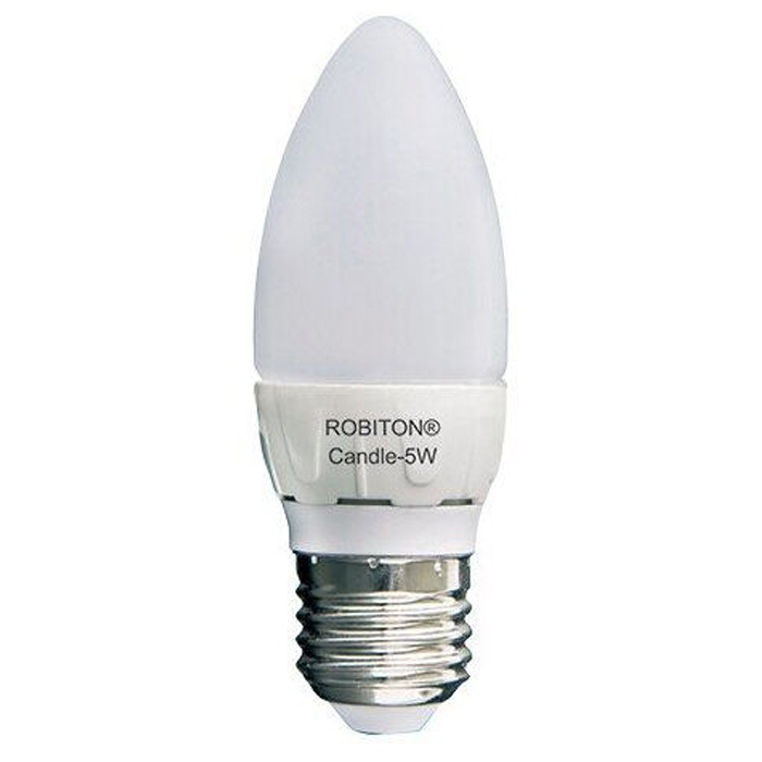 

Лампочка Robiton LED Candle E27-5W-4200K 13921