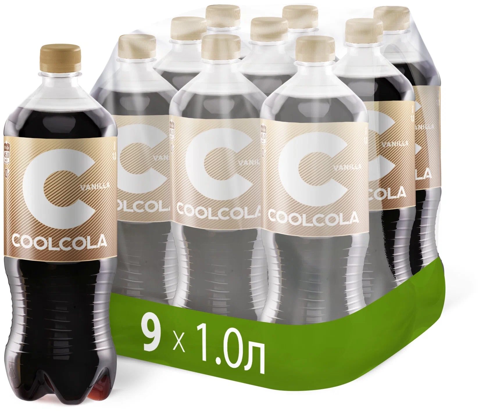 Напиток газированный Cool Cola Vanilla, 1 л х 9 шт