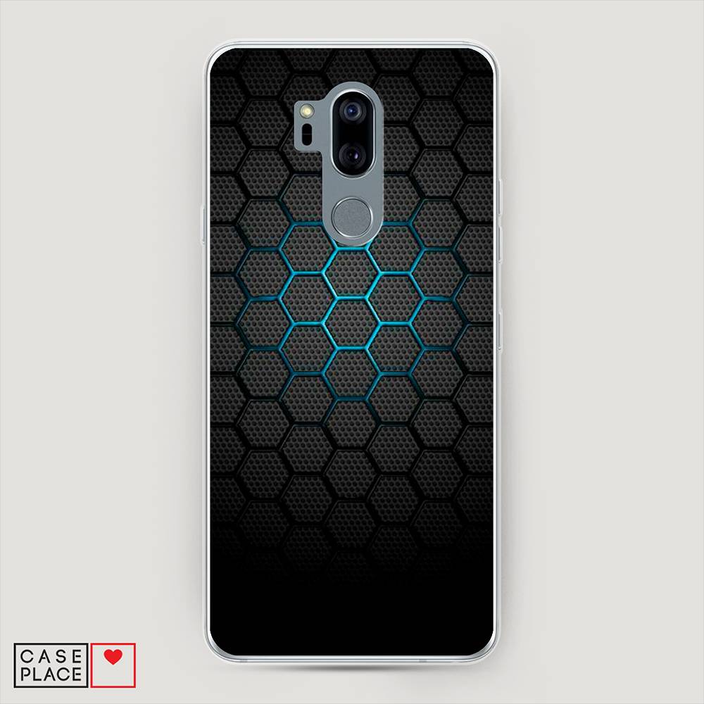

Чехол Awog "Бирюзовые соты" для LG G7 ThinQ, 83450-3