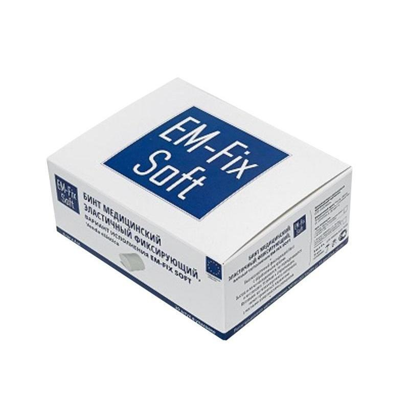 

Бинт эластичный фиксирующий EM-FIX SOFT 12х400см 20 шт.