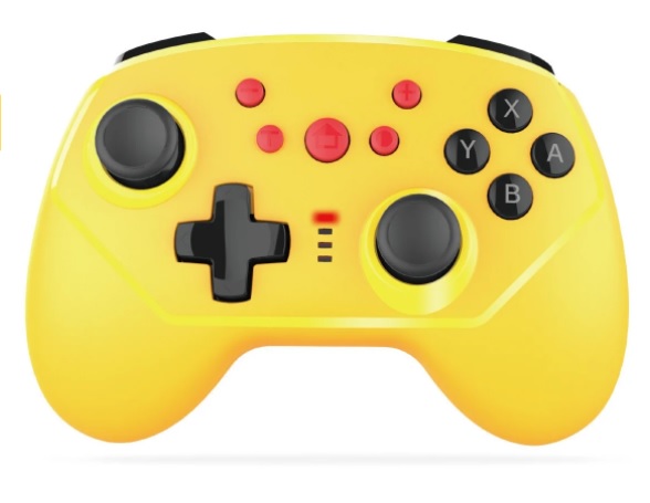 фото Беспроводной геймпад wireless controller (желтый) для nintendo switch nobrand