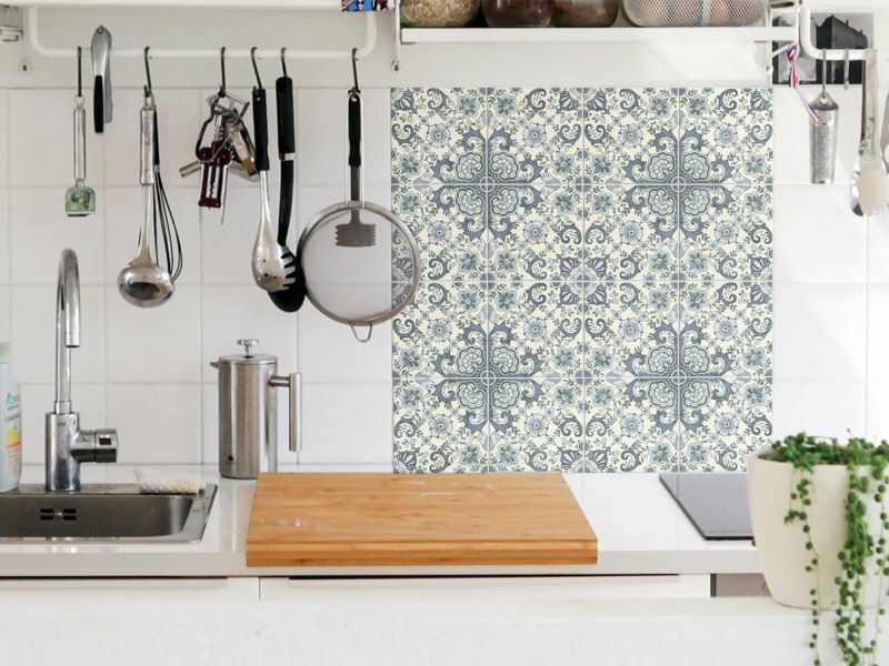фото Наклейка на кухонный фартук paintingstock плитка с узором "голландия" 24 шт. 15х15 см