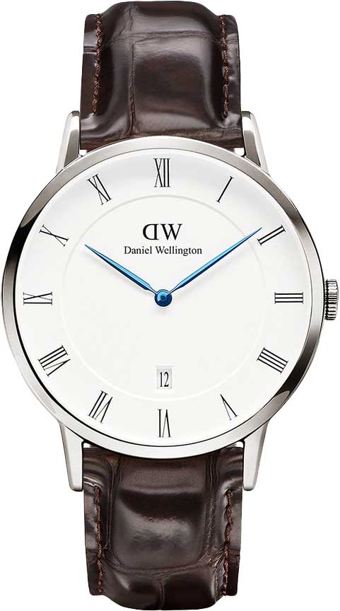 фото Наручные часы мужские daniel wellington dw00100089 коричневые