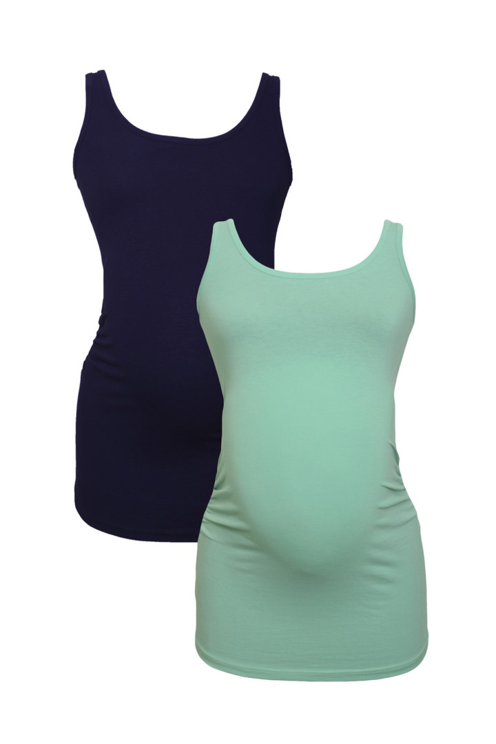 

Майка для беременных женская Luvmabelly 58751 синяя XL (товары доставляются из-за рубежа), Синий, 58751