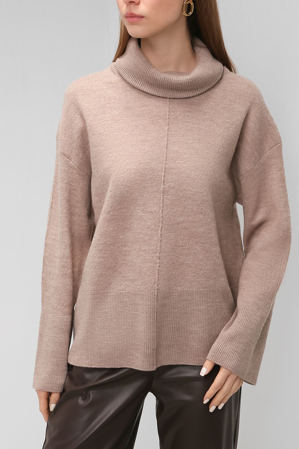 

Джемпер женский cut & pret 2110 OLANDA коричневый S, 2110 OLANDA