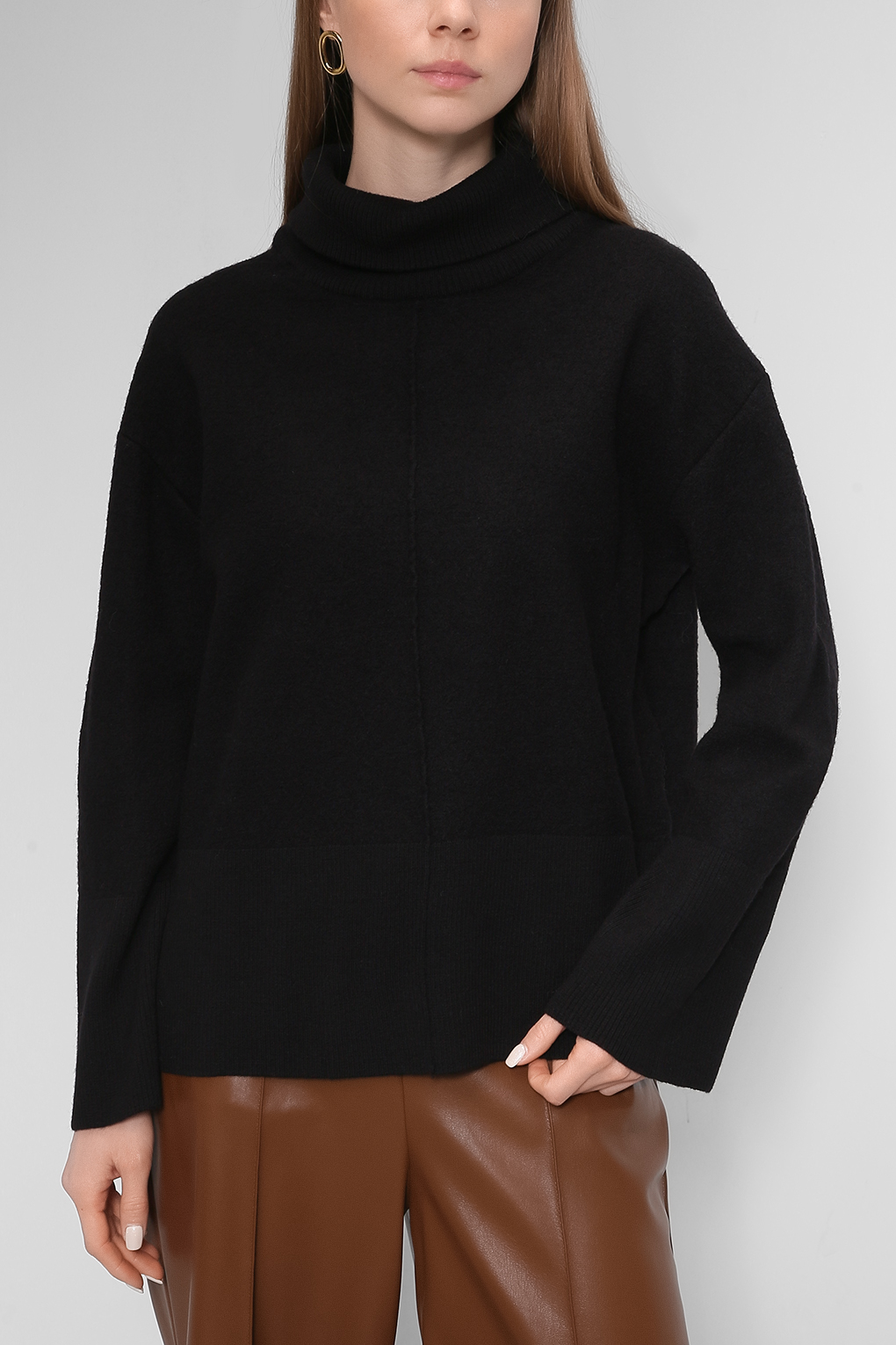 

Джемпер женский cut & pret 2110 OLANDA черный L, 2110 OLANDA