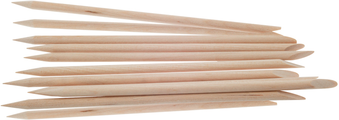 Палочки для маникюра Dewal деревянные, 11,5 см (15 шт/упак) MR-P-020 палочки для кутикулы чистовье апельсиновые 10 шт
