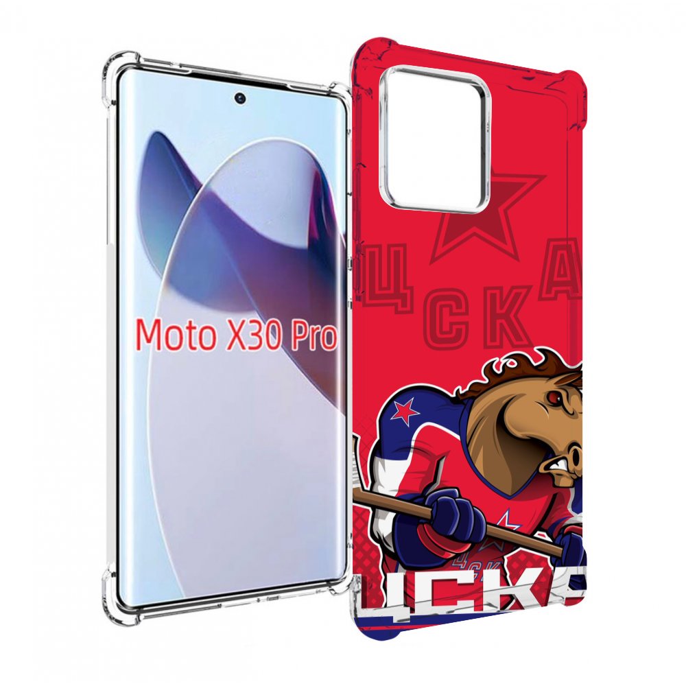

Чехол MyPads хк цска мужской для Motorola Moto X30 Pro, Прозрачный, Tocco