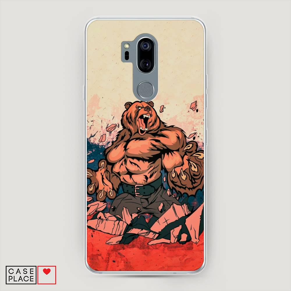

Чехол Awog "Медведь с флагом РФ" для LG G7 ThinQ, 83450-2