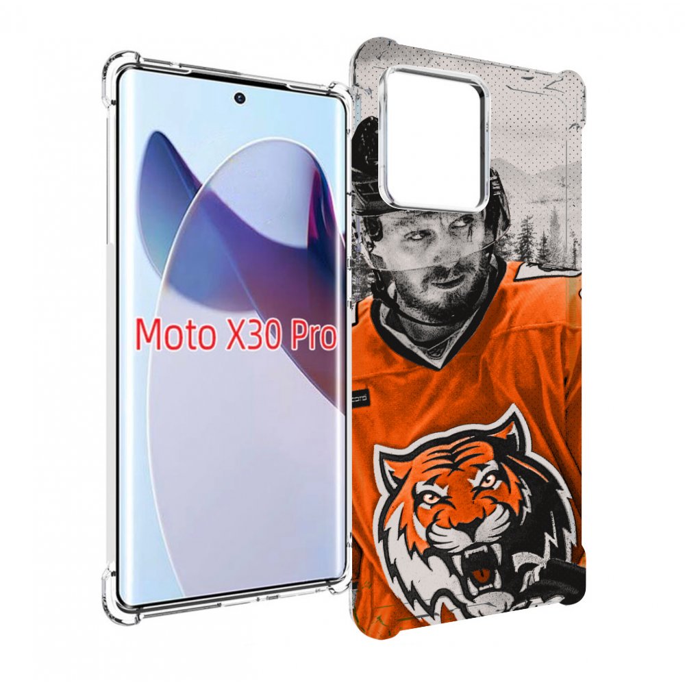 

Чехол MyPads хк амур мужской для Motorola Moto X30 Pro, Прозрачный, Tocco